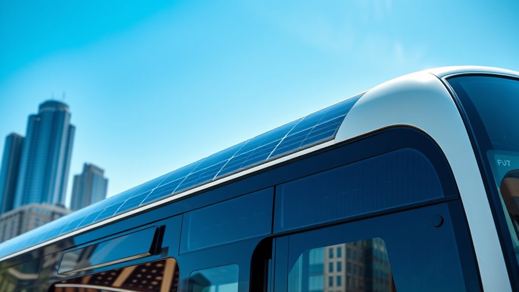 solar bus roof integration