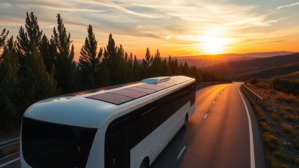 solar powered buses efficient route planning