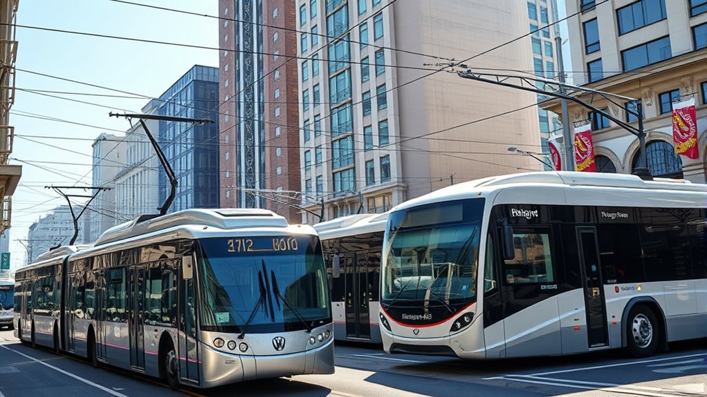 trolleybuses vs battery electric
