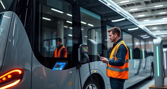 updating electric bus software