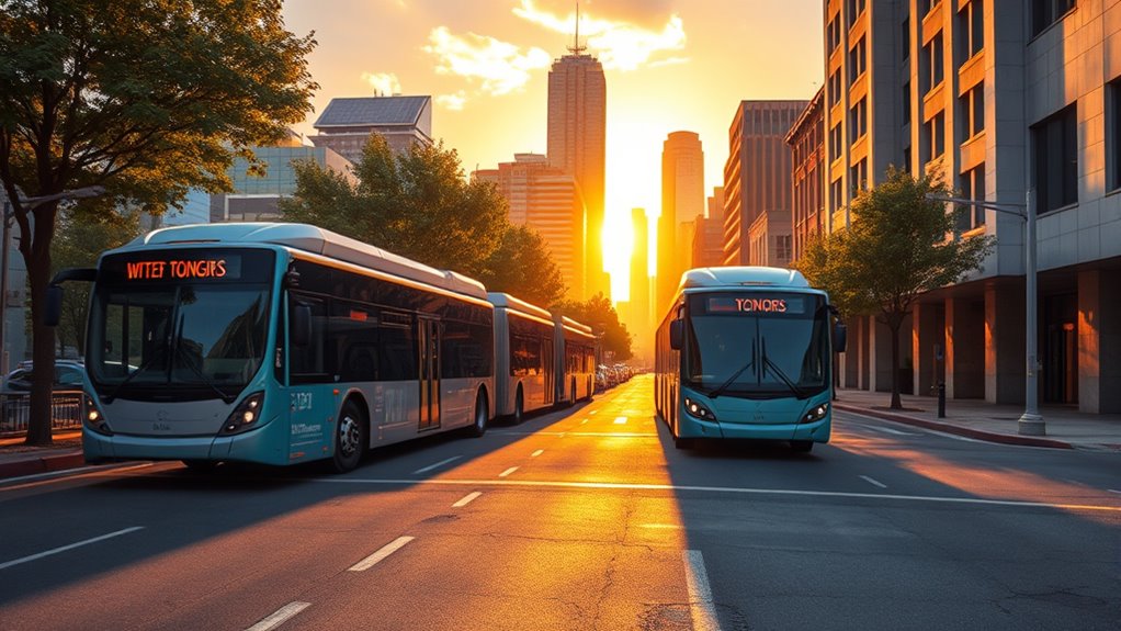 urban heat impacts electric bus efficiency