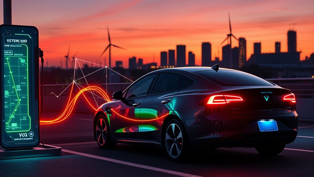 vehicle batteries support energy grid