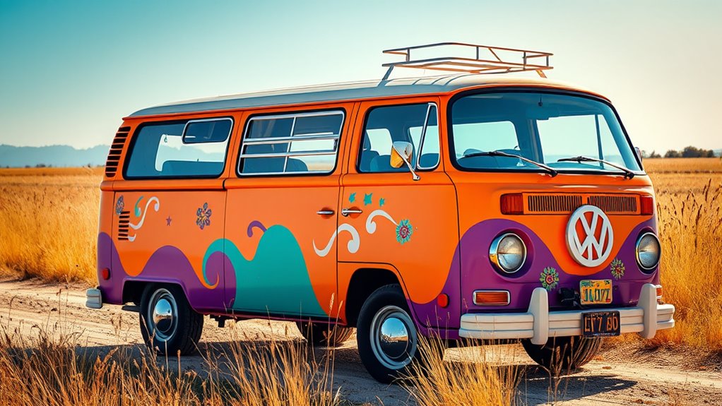vw bus 1960s counterculture