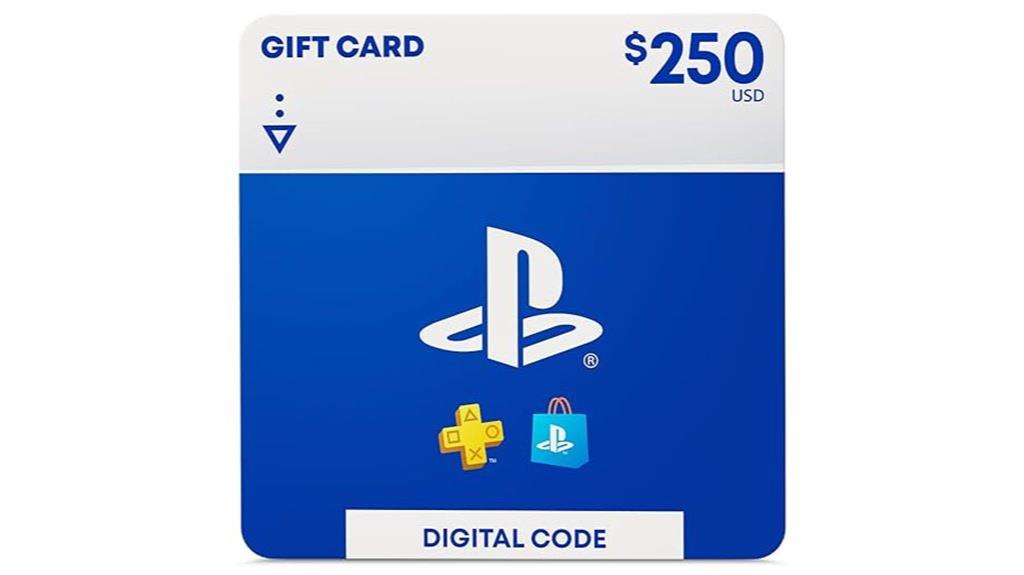 250 playstation store gift