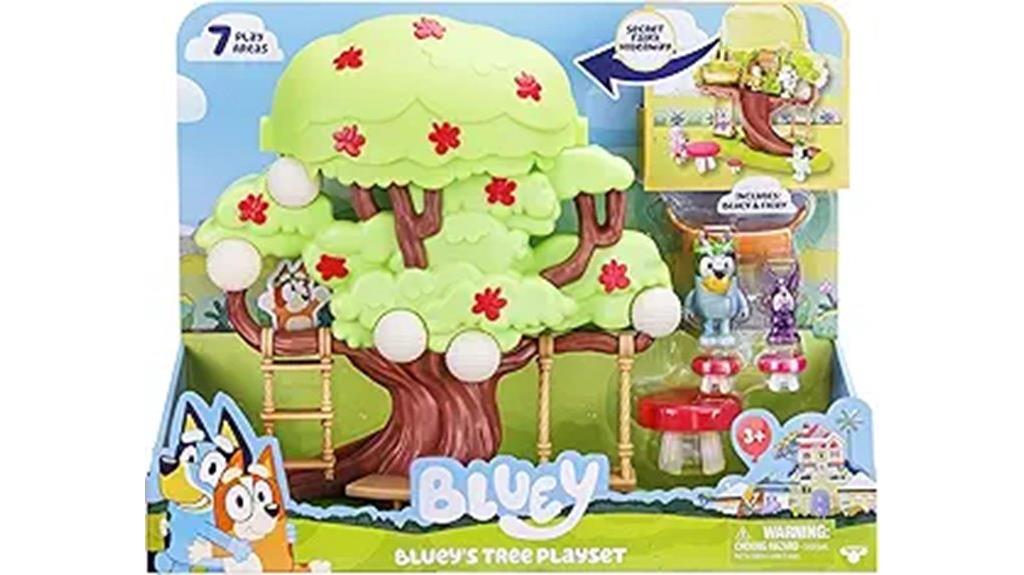 bluey themed double sided playset
