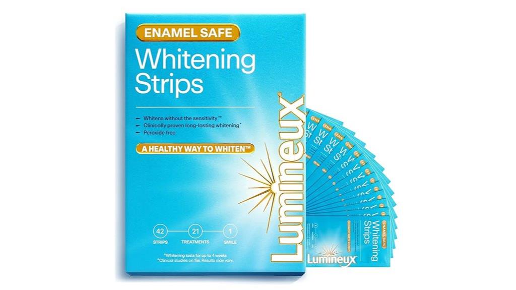 bright 21 treatment whitening strips