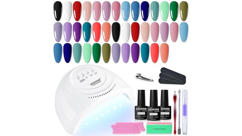 colorful gel nail kit
