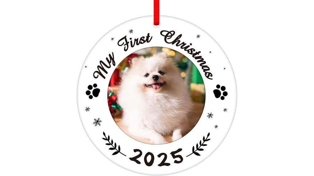 dog s first christmas ornament