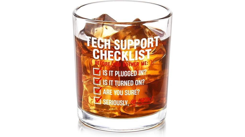 futuristic tech gift glass