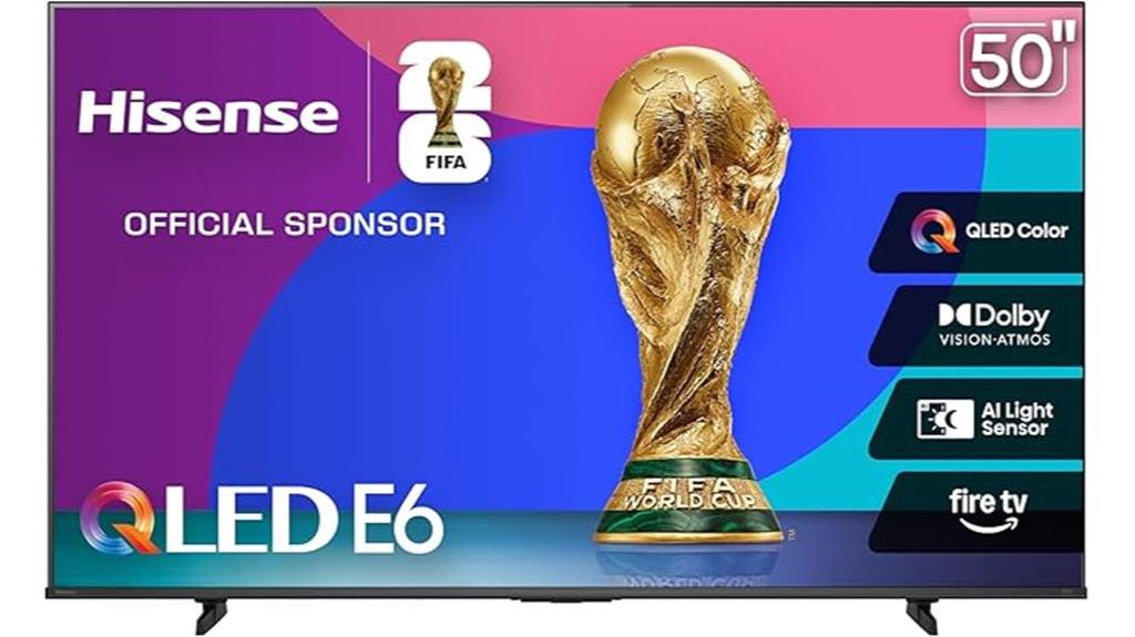 hisense 50 e6 qled