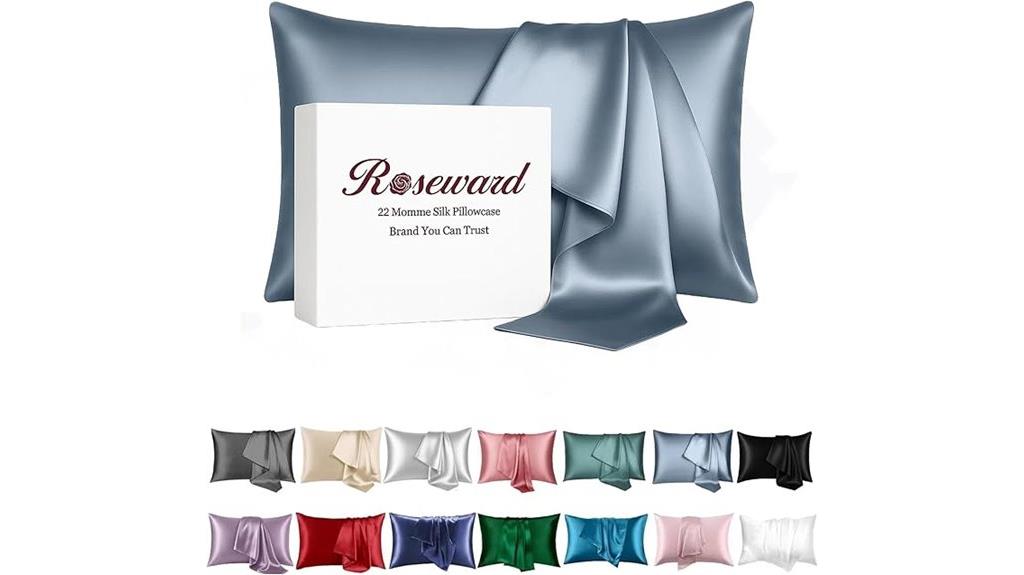 luxurious mulberry silk pillowcase