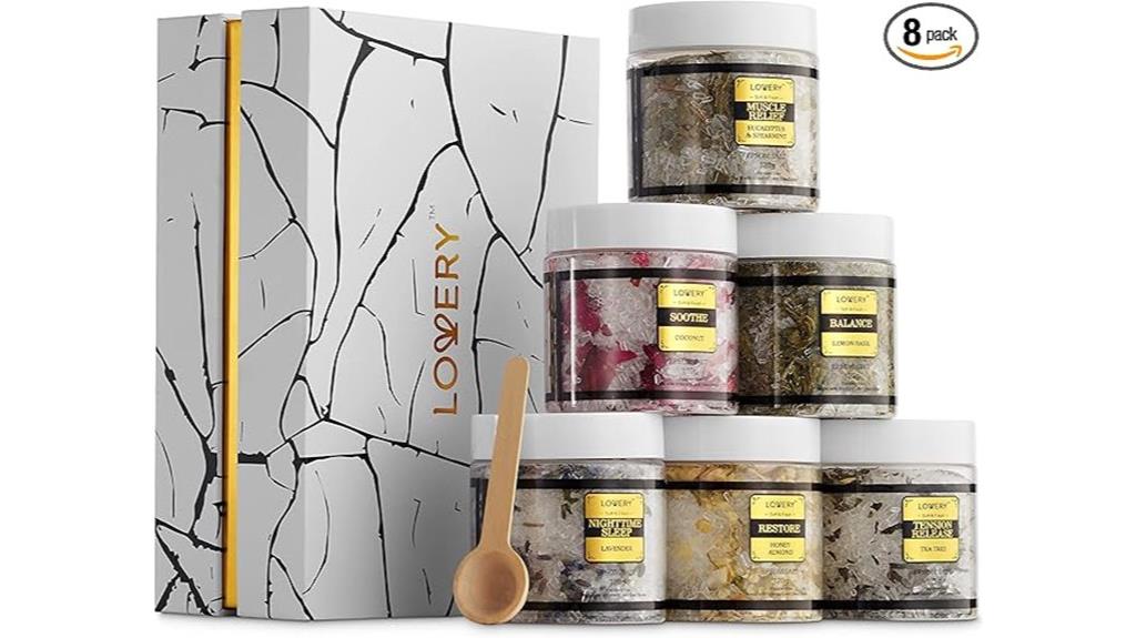 luxury epsom bath set