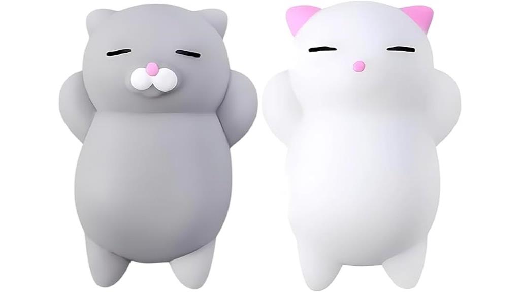 soft silicone kawaii cats