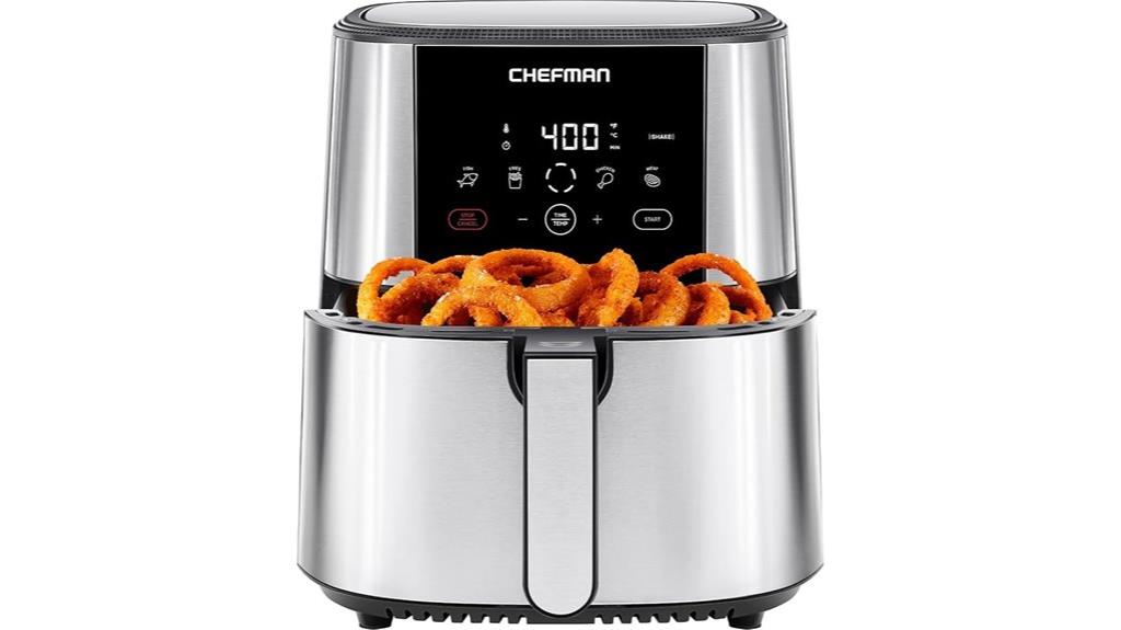 stainless steel 8 qt air fryer