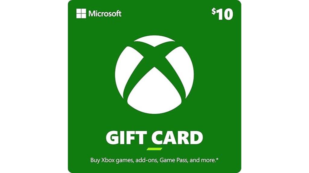 ten dollar xbox gift