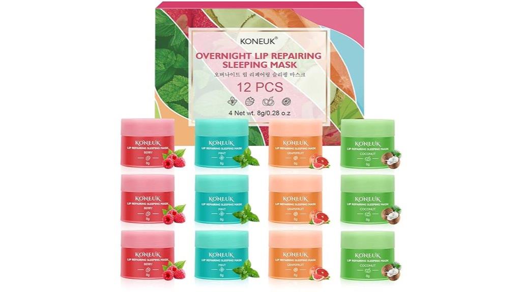 twelve piece lip mask set