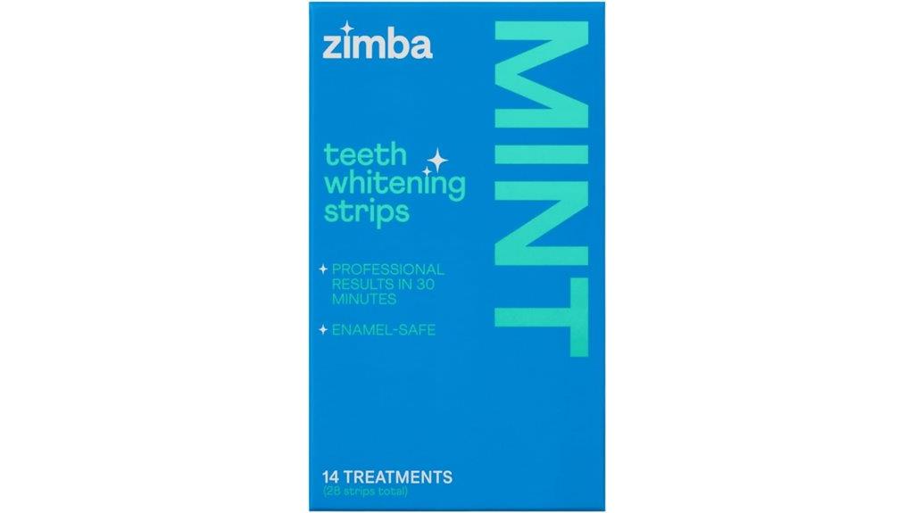 vegan mint whitening strips