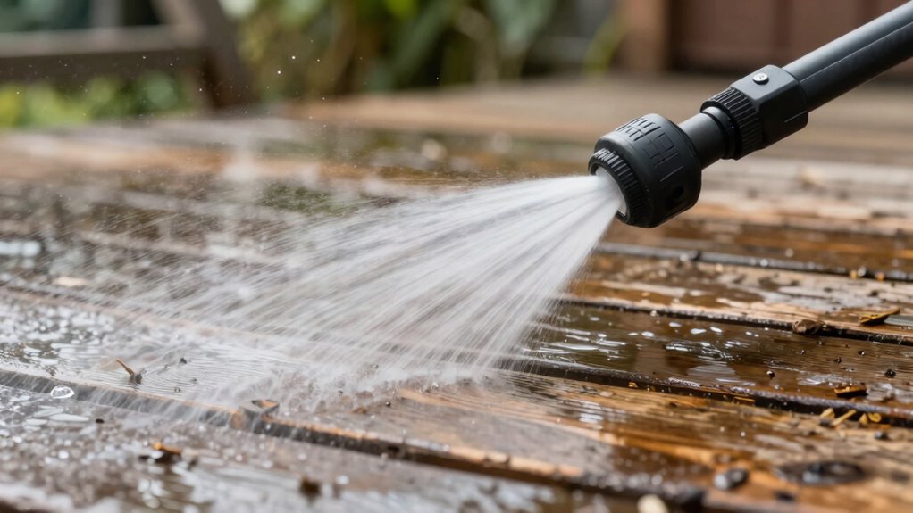 adjust psi for safe cleaning