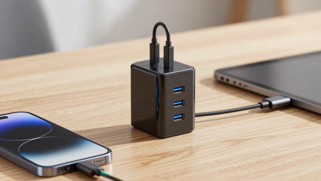 charge two devices simultaneously