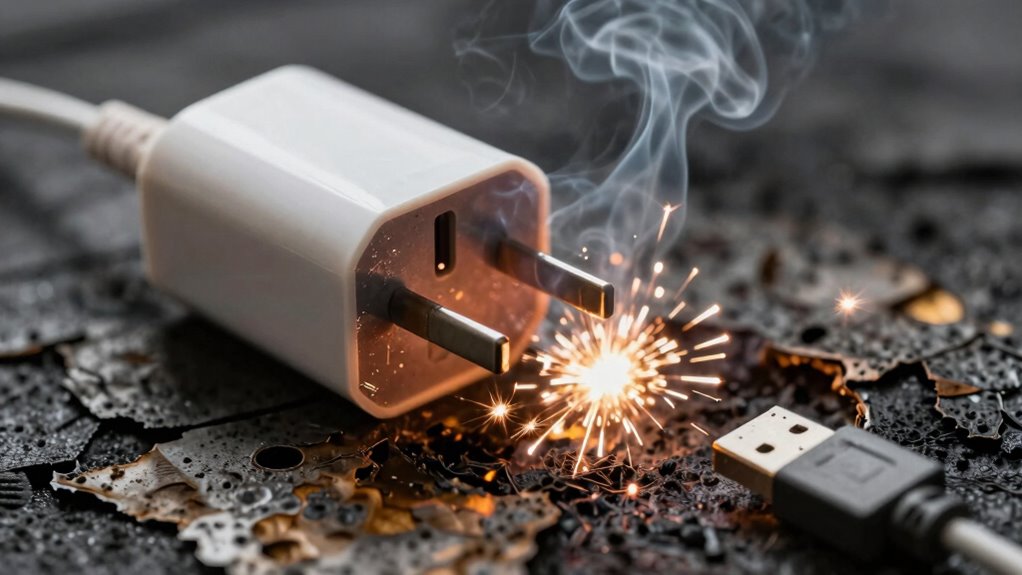 cheap chargers cause overheating