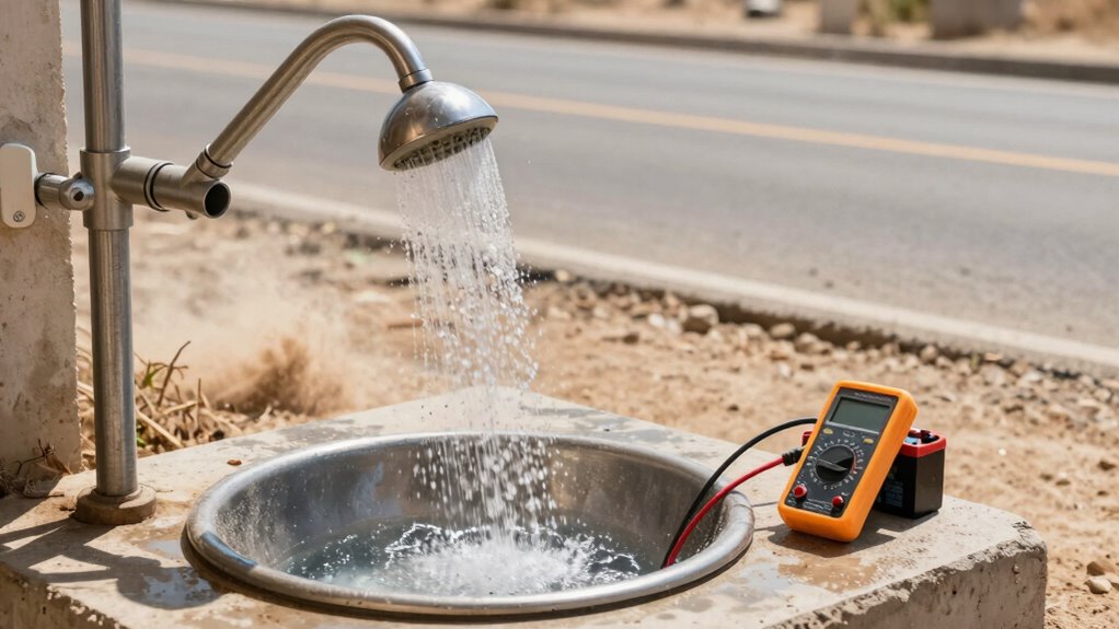 check water heat batteries