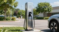free standing pedestal ev chargers