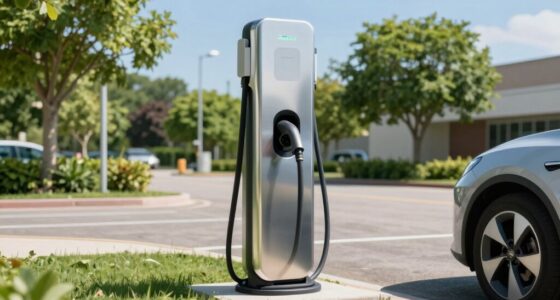 free standing pedestal ev chargers
