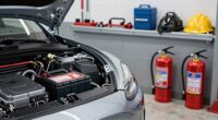 garage ev fire precautions