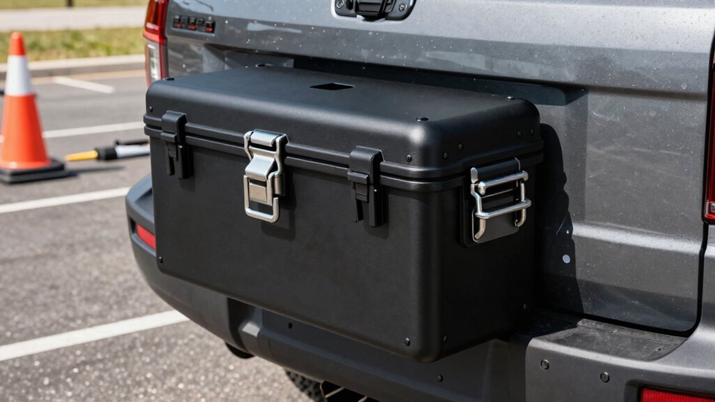 hidden hitch storage security
