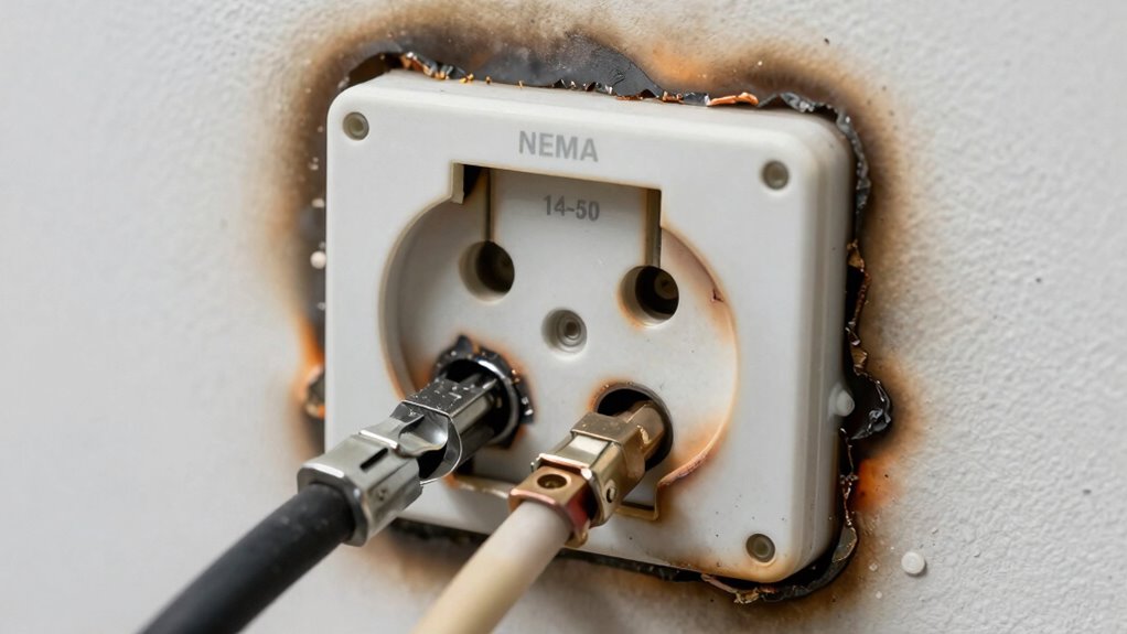 improper wiring causes heat