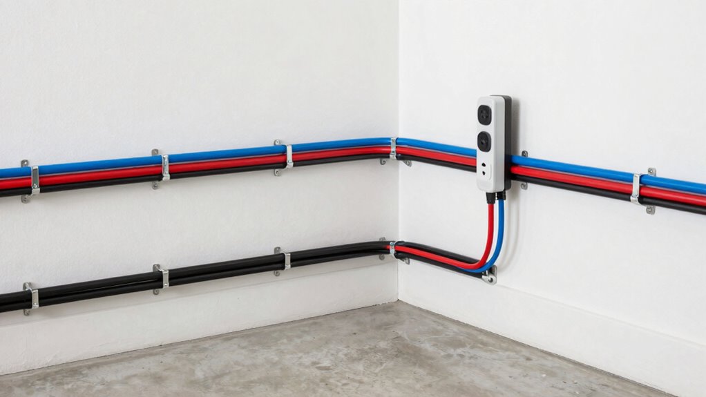 install organized cable management