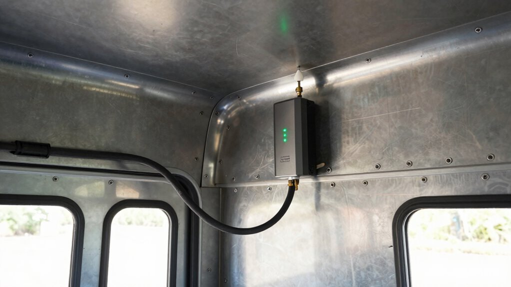 metal van signal interference