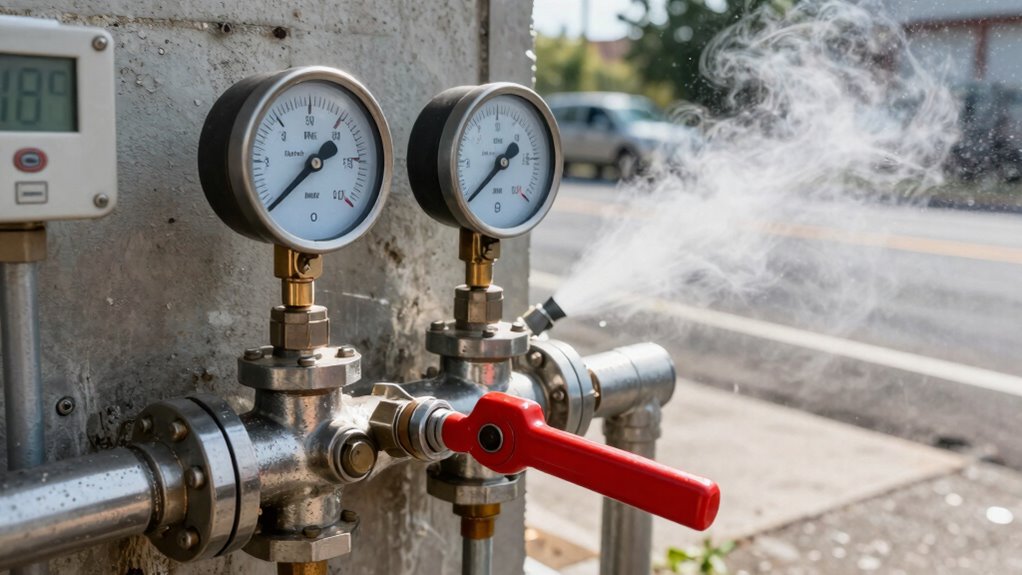 optimal emergency shower pressure