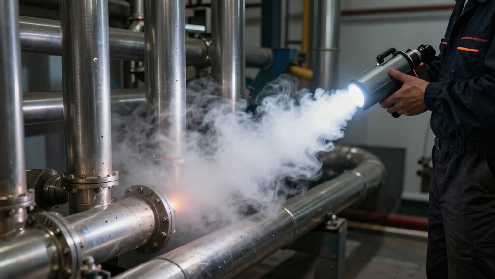proper smoke leak detection