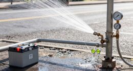 roadside emergency shower calculations