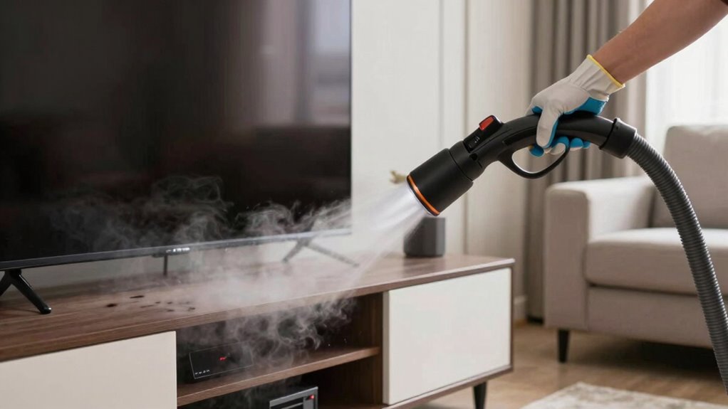 safe steam cleaning electronics