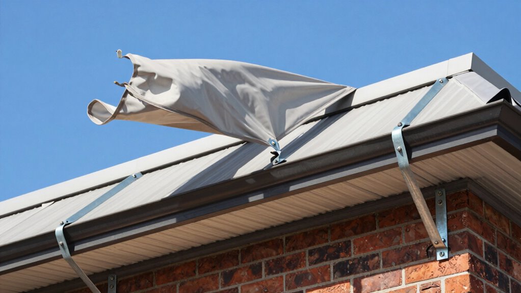 secure mounting prevents wind damage