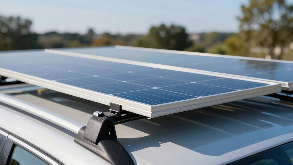 securely mount solar panels