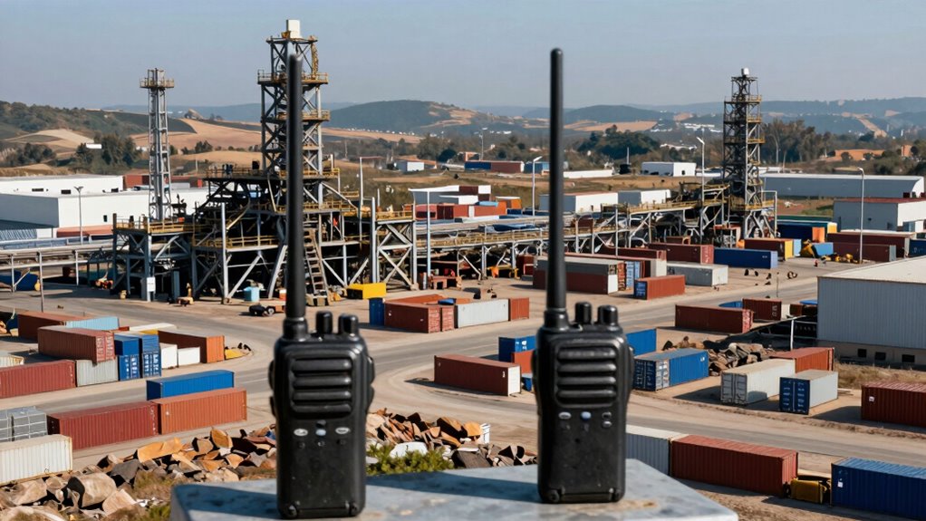 terrain and obstructions weaken signals