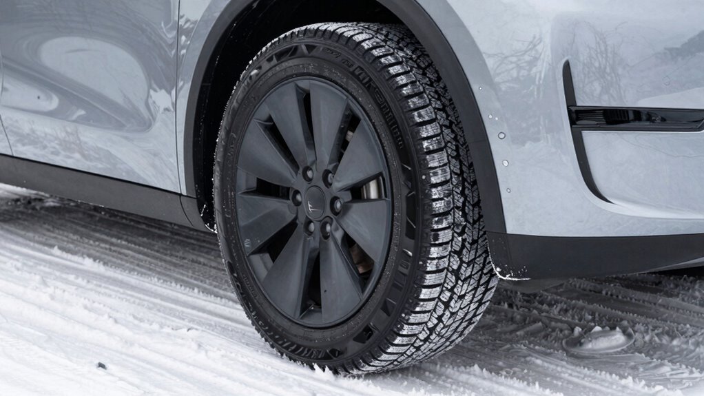 winter tires slightly impact range