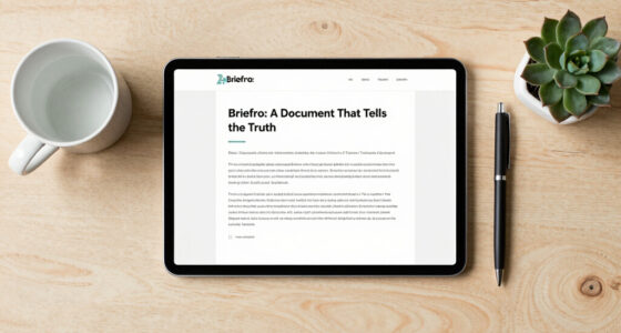 Briefro: A Document That Tells The Truth