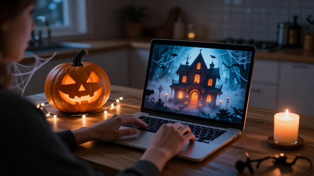 How AI Can Help You Picture A Haunted Halloween Home