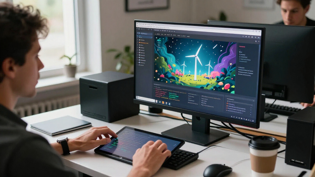 A Look At Scrolling, SVG, And AI In “TURBINE — WERK 9”